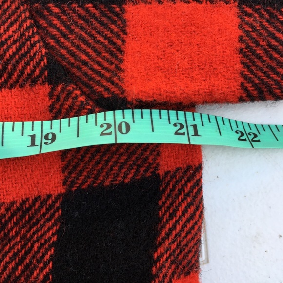 Vintage Arctic Wool Blend Red Black Plaid Jacket - Picture 4 of 7